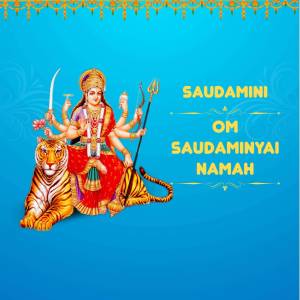 Goddess Saudamini Image Template For Facebook