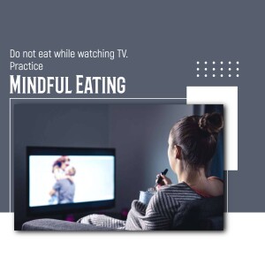 Mindful Eating: Avoid Distractions Advertisement For Facebook