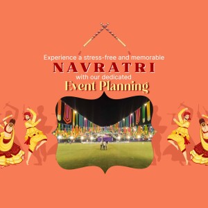 Navratri Event Planning Social Media Post For Threads