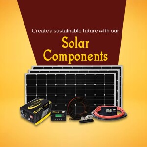 Solar panels and components for renewable energy