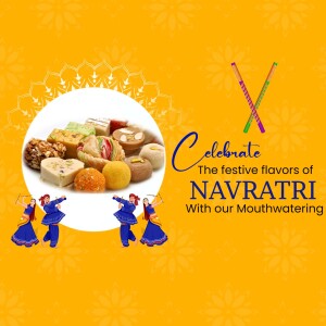 Navratri Festive Sweets Social Media Post For LinkedIn