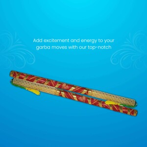 Garba Sticks - Traditional Indian Dance Props Advertisement For Instagram