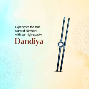 Navratri Dandiya Offer Banner For Facebook