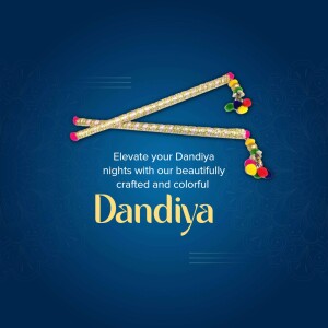 Dandiya Night Celebration Social Media Post For Facebook