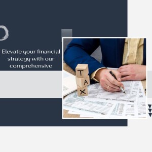 Person writing on a document with tax blocks, representing financial planning.