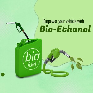 Bio-Ethanol Fuel Promotion Branding Post For Facebook