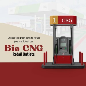 Bio CNG Retail Outlets - Choose The Green Path Creative Design For Pinterest