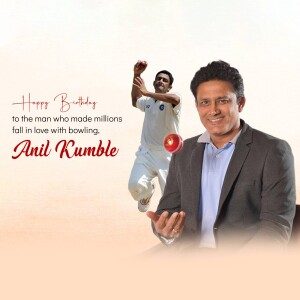 Happy Birthday Anil Kumble Image For X