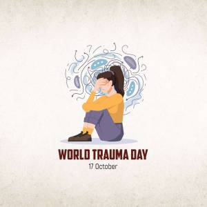 World Trauma Day Awareness Artwork For Twitter