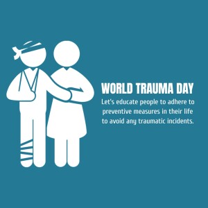 World Trauma Day Awareness Branding Post For Threads