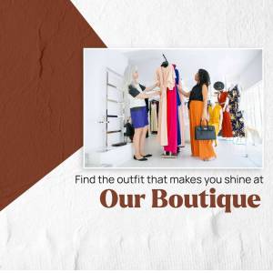 Women shopping for clothes at a boutique with a stylist assisting them.