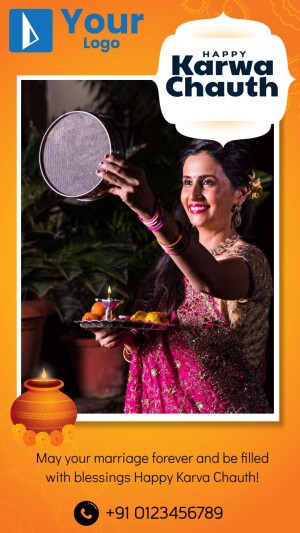 Happy Karwa Chauth Wishes Template For Threads