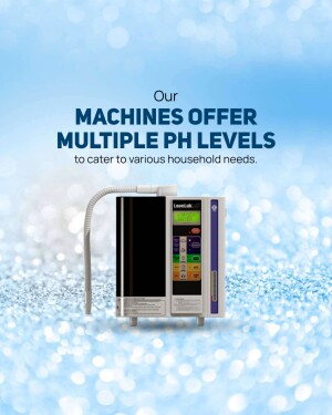 Waterlife alkaline water machine with digital display and hose