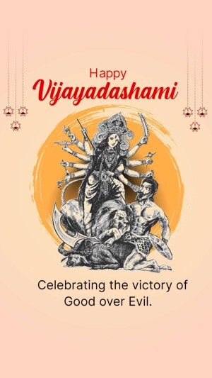 Happy Vijayadashami Branding Post For LinkedIn