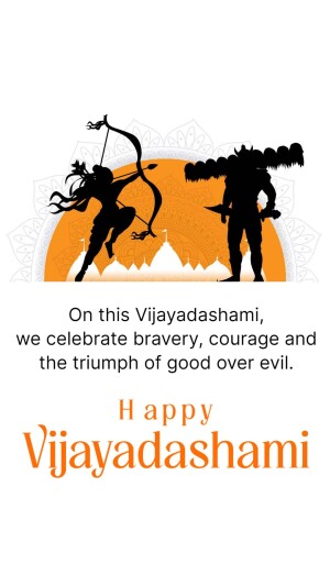 Happy Vijayadashami Artwork For Pinterest