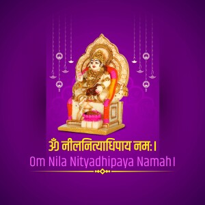 Om Neel Nityadhipaya Namah Template For Google Business Profile