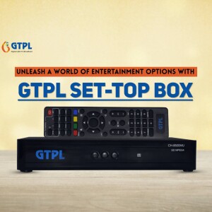 GTPL Set-Top Box with Remote Control