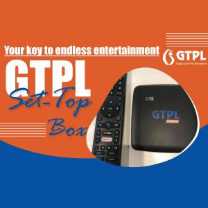 GTPL Set-Top Box with remote control