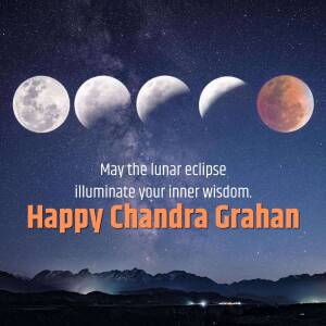 Lunar Eclipse And Chandra Grahan Artwork For Pinterest