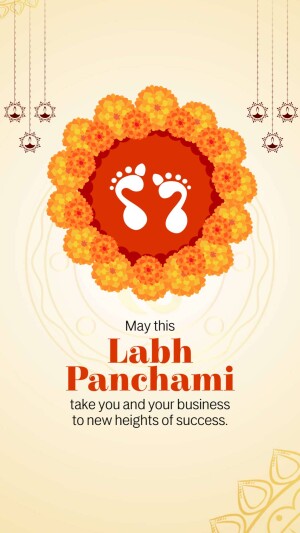 Labh Panchami Greetings Marketing Image For Facebook