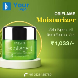 Oriflame Ecollagen Wrinkle Correcting Night Cream product shot