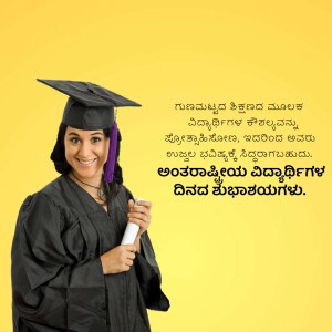 A smiling female graduate in a cap and gown holding a diploma.