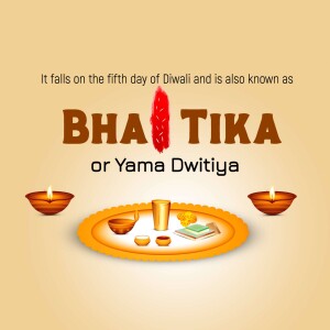 Bhai Tika / Yama Dwitiya Festival Image For Threads