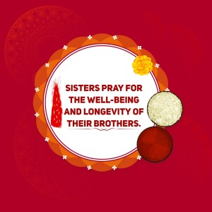 Raksha Bandhan Greetings Promotional Banner For Telegram