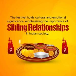Raksha Bandhan Festival Flyer For Telegram