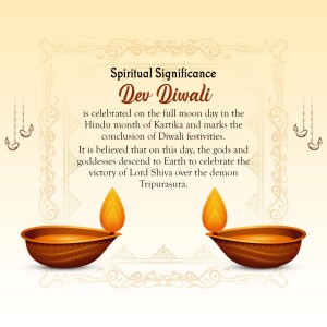 Dev Diwali - Festival Of Lights Branding Post For Twitter