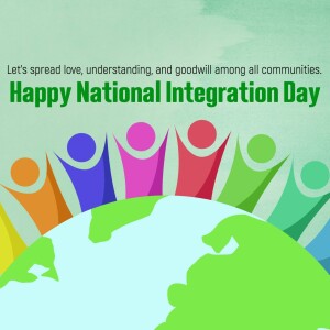 Happy National Integration Day Design For LinkedIn