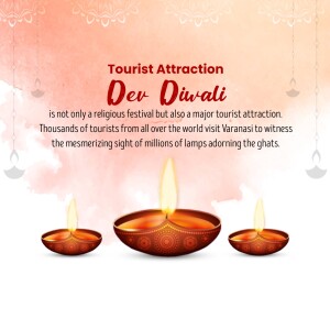 Dev Diwali - Varanasi Template For Facebook