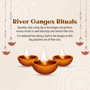 River Ganges Rituals Design For Threads
