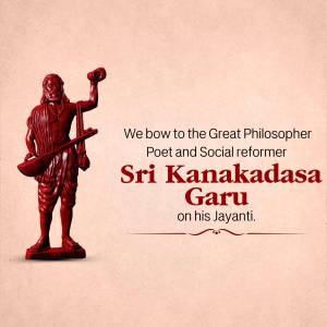 Sri Kanakadasa Jayanti Image For Telegram
