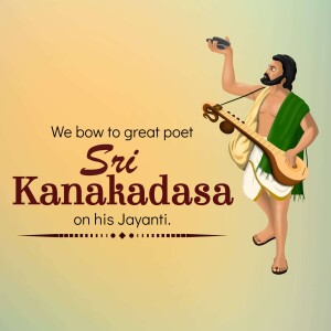 Kanaka Dasa Jayanti Marketing Image For Pinterest