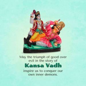 Kansa Vadh - Triumph Of Good Over Evil Business Poster For Google Business Profile