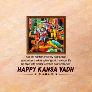 Happy Kansa Vadha Advertisement For Telegram