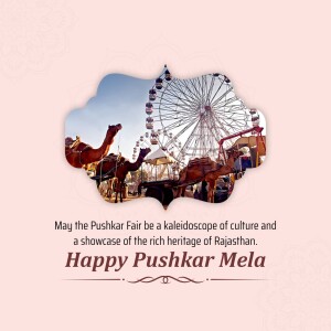 Happy Pushkar Mela Creative Design For Instagram