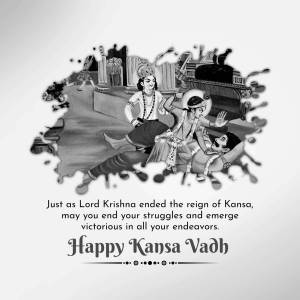 Happy Kansavadh Artwork For Threads