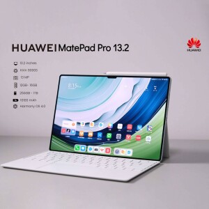 Huawei MatePad Pro 13.2 tablet with stylus and keyboard