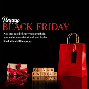 Happy Black Friday Sale Post For Telegram