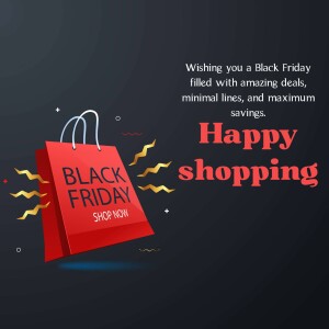 Black Friday Sale Announcement Flyer For Google Business Profile