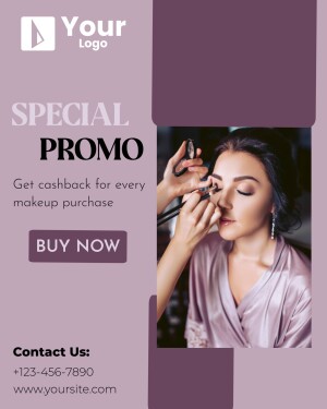 Promotional image for makeup cashback offer