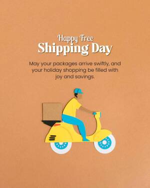 Paper cut illustration of a delivery person on a scooter with a package.