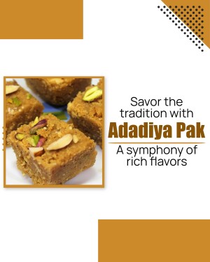 Close-up of Adadiya Pak, a traditional Indian sweet made with lentils and dry fruits.