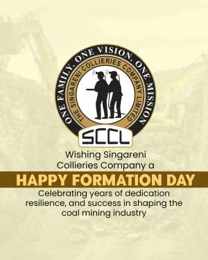 Singareni Collieries Company Limited Formation Day greeting