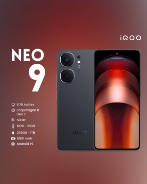 iQOO Neo 9 smartphone with specifications