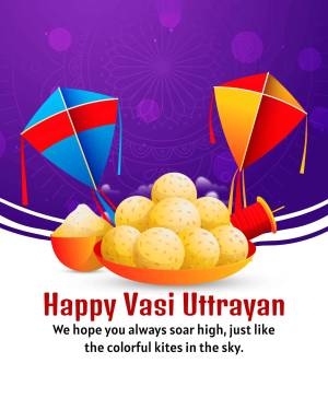 Colorful kites and sweets for Uttarayan festival