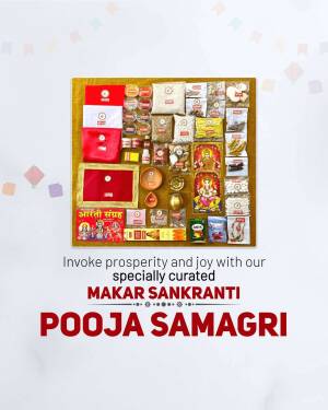 Makar Sankranti Pooja Kit with traditional items