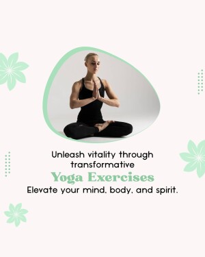 Woman practicing yoga in a peaceful setting